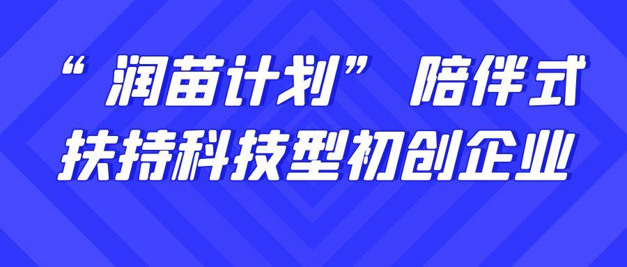 关于实施“润苗计划” 陪伴式扶持科技型初创企业高质量发展的若干意见（征求意见稿）